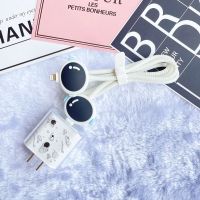 宇航员/硅胶套 宇航员充电器保护套苹果11promax数据线20w快充头iphone12保护线