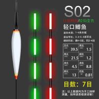 阴天尾[2号]吃铅0.7 [不变色]一支加一粒电池 咬钩变色夜光漂超亮醒目电子漂日夜两用高灵敏浮漂重力感应鲫鱼漂