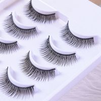 一把剪刀 十对装假眼睫毛自然逼真裸妆浓密款素颜套装胶水素颜仿真