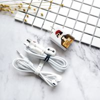 萝莉(全白) 普通套餐 华为P40/nova4/3/2手机数据线保护套荣耀play/V9/8耳机缠绕保护线