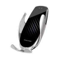 15W银黑色(手机自带无线充电功能) 阿普朗V3车载手机支架可充电全自动感应无线充电器多功能手机支架