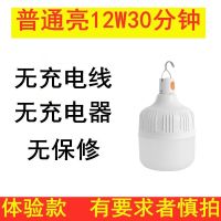 12W30分钟无充电线 超亮充电灯夜市帐篷摆摊露营户外地摊灯停电应急照明LED节能防水
