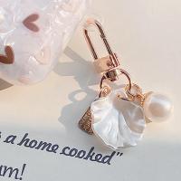 贝壳挂饰(无耳机壳) 苹果AirPods 1/2代 贝壳纹小爱心苹果AirPods Pro 3代无线蓝牙耳机保护套苹果1