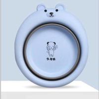 单个装（蓝色洗脸脸） 婴幼儿折叠盆折叠脸盆1/2/3件套婴儿洗脸洗脚洗屁屁母婴3色区分