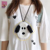 史努比挂包1个 日系可爱ins史努比零钱包毛绒公仔玩具包包挂件可爱小狗挂包少女