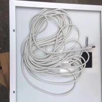 10瓦18v多晶+6米连接线 太阳能板6v单晶充电板太阳能庭院灯照明充电宝户外家用防水发电