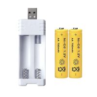 [5号两节]两槽通用充电套装 5号7号充电电池套装USB充电器大容量遥控车玩具泡泡机电池通用型