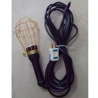 不带线 防摔灯罩工作胶把行灯灯头便捷工地手提装饰铁丝式手灯简易式手柄