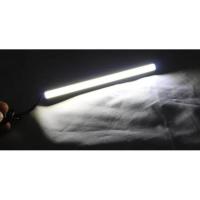 直线COB 14CM白色一对 汽车LED L型7字日行灯超亮COB日间行车灯通用防水改装U型雾灯装饰