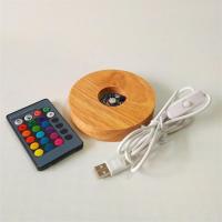 七彩遥控发光底座 LED发光灯座七彩灯发光底盘灯座水晶灯底座