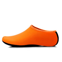 桔色 M号35-36码 沙滩袜男女户外潜水浮潜游泳鞋轻便防滑透气软鞋防割贴肤涉水鞋海边海滩漫步戏水脚部防割伤旅行道具夏日