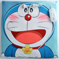 哆啦A梦 多功能可拆洗加热坐垫电热垫暖垫小电热毯办公室插电发热椅垫