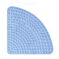 实浅蓝 54*54CM扇形气泡款 垫卫生垫地洗澡间防滑地卫浴浴室垫脚垫商用垫用家用实用垫子地。