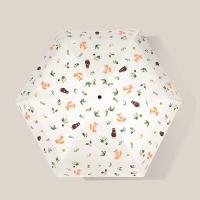 米色[五折伞]· 宏达防晒防紫外线晴雨两用遮阳伞女小巧便携超轻五折叠雨伞太阳伞