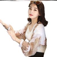 防晒披肩袖套琤冰丝防紫外线开车外搭骑车宽松电动车遮阳雪纺袖