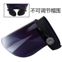 不可调节-强化遮阳镜片黑色 56-60cm头围 遮雨帽骑电动车防雨防风帽男女护全脸透明面罩骑车挡雨帽防护护目
