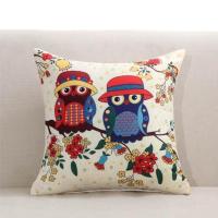 爱情鸟 40*40±5cm单独套子 卡通抱枕沙发靠垫办公室靠枕床头靠背汽车护腰套芯可选