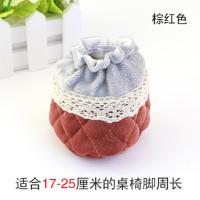 灰色 8只装 加大号桌椅脚套 加厚桌脚垫布艺欧式桌子腿保护套静音沙发床c脚套