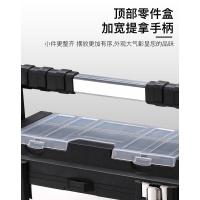 不锈钢工具箱多功能车载收纳箱大号五金手提式电工维修工具家用