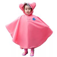 粉色斗篷雨衣M码 均码 儿童雨衣幼儿园幼儿园电瓶车雨披加厚防水斗篷男女大童宝宝雨衣