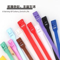 淘气堡扎带双扣8*350mm彩色扎带儿童乐园扎带PVC软泡沫包管捆绑带