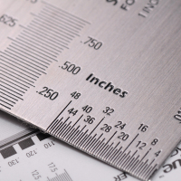 民谣吉他测量尺 电吉他贝司弦距高卡尺 测量工具 弦距尺 吉他配件