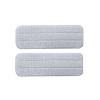 全格替换拖布 2片装 小米全格免手洗平板拖把家用懒人拖把一拖净干湿两用拖布拖地神器