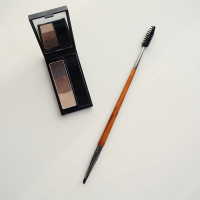 榉木双头眉刷 人造纤维 榉木双头眉刷螺旋刷斜角眉刷斜角眼线膏刷螺旋眉刷睫毛梳理