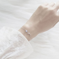 星星 手链 简约装 星月手链女学生韩版闺蜜二人生日礼物ins情侣森系潮流简约月光石