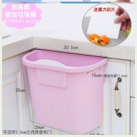 军绿色 垃圾桶橱柜门上的在家用厨房可挂式门背内藏隐藏厨柜挂篮置物架筐