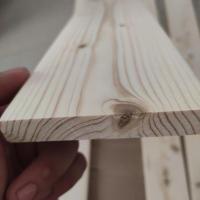 1.3*9.8*100厘米*1块 一米长 松木板抛光松木板床板原木板装修木条木板材料Dly手工木条