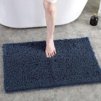 雾蓝40*60 爆款卧室进门细雪尼尔吸水地垫 门垫浴缸垫浴室防滑脚垫