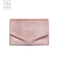 豆粉(丝绒款) 首饰收纳包轻奢简约旅行便携折叠大容量饰品袋戒指项链高档珠宝包