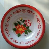 30CM老式双喜牡丹花型随机 双料陶瓷洗衣服盆子瓷器家用搪瓷结婚婚庆卫生间洗脸盆洗衣盆老式