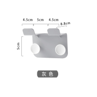 灰色 1层 述物吹风机置物架壁挂式北欧免打孔卫生间浴室厕所电吹风收纳架子
