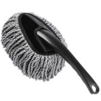 灰色 韩国扫灰掸洗车拖布毛刷子汽车除尘小掸子擦车迷你蜡拖把内饰清洁