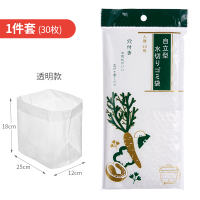 透明款(30只装) 加厚 家用自立式湿垃圾袋厨余剩菜水池过滤网厨房加厚水槽沥水袋一次性