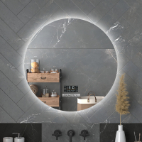 智能圆镜浴室led镜卫生间化妆壁挂带灯卫浴镜带灯触摸防雾发光镜