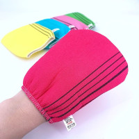 正宗韩国本土狮子标1个装可选色 老奶奶搓澡巾洗澡搓灰双面双擦儿童家用中粗洗浴巾背部起泡抹布。