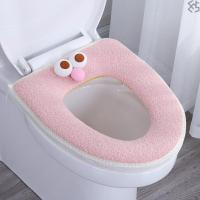 大眼萌拉链款 马桶垫子家用冬季可爱欧式坐便套高档卡通三层加厚保暖马桶圈坐垫
