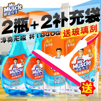 威猛先生玻璃清洁剂汽车擦窗户清洗剂家用去污玻璃水擦玻璃净神器