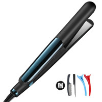 翡翠绿 送发夹*2+梳子*2-OQF 男士专用直发夹板卷发器家用刘海蓬松烫发棒神器拉直卷两用不伤。