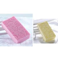 粉红+黄色图案随机 大人搓澡神器背部皮成人宝宝男士搓泥小w孩洗浴用品海绵块海