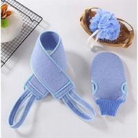 搓澡巾粗砂加厚双面洗澡巾女套装洗澡拉背条沐浴花球搓澡洗澡神器