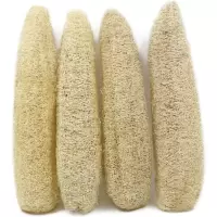 本色4条 30-39cm 天然丝瓜络洗碗老干丝瓜瓤筋布搓澡巾洗澡神器厨房清洁刷4条装