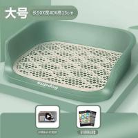 加厚新款大号抹绿[送视频秘籍] 便池法斗屎盆子易清洗中型犬训犬便盆接尿尿盆狗厕所狗屎哈士奇