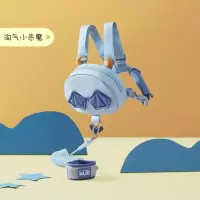 淘气恶魔-2m KUB可优比防走失带牵引绳防丢绳溜娃神器宝宝防丢失带背包