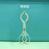 青草绿奶瓶夹 婴儿奶瓶夹子耐高温防滑防烫可拆卸消毒夹子奶瓶刷沥水架清洗套装