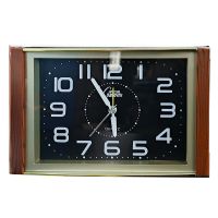 2336黑 康巴丝（Compas） 创意座钟欧式复古钟表台式静音客厅装饰摆件台