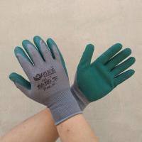 轮胎王平挂12双 均码 拓安达乳胶劳保手套轮胎王耐磨全挂PVC加厚工地干活防护橡浸挂胶